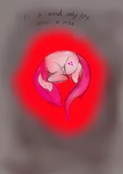 Size: 2893x4092 | Tagged: grimdark, artist:thewraithofwolf, derpibooru import, pinkie pie, earth pony, pony, blood, curled up, dead, death, female, fetal position, mare, pinkamena diane pie, solo, suicide