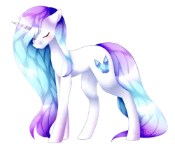 Size: 1024x880 | Tagged: artist:itsizzybel, derpibooru import, oc, oc:icy crystal, safe, simple background, solo, transparent background, unofficial characters only