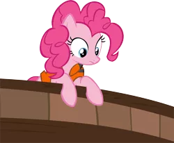 Size: 12314x10164 | Tagged: absurd resolution, artist:cyanlightning, derpibooru import, looking down, pinkie pie, ppov, safe, simple background, solo, .svg available, transparent background, vector