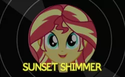 Size: 1160x720 | Tagged: safe, derpibooru import, edit, edited screencap, screencap, sunset shimmer, equestria girls, friendship through the ages, cute, happy days, shimmerbetes, solo