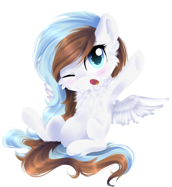 Size: 1750x1900 | Tagged: safe, artist:skajcia, derpibooru import, oc, oc:waffles, unofficial characters only, pegasus, pony, fluffy, simple background, solo, transparent background