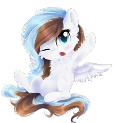 Size: 1750x1900 | Tagged: safe, artist:skajcia, derpibooru import, oc, oc:waffles, unofficial characters only, pegasus, pony, fluffy, simple background, solo, transparent background