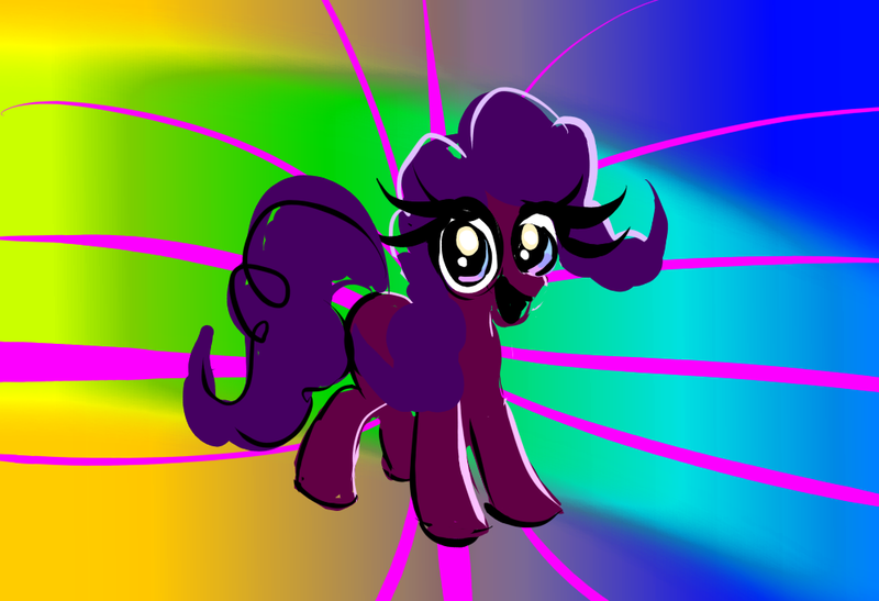 Size: 995x680 | Tagged: 1000 hours in gimp, abstract background, anonymous artist, big eyes, color porn, derpibooru import, eyestrain warning, faic, needs more saturation, pinkie pie, safe, solo