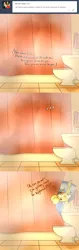 Size: 2000x6350 | Tagged: artist:fullmetalpikmin, ask, breaking the fourth wall, curtain, derpibooru import, oc, oc:viewing pleasure, safe, shower, singing, singing in the shower, solo, tumblr, tumblr:ask viewing pleasure, unofficial characters only, wet mane