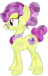 Size: 1919x3000 | Tagged: safe, artist:avarick, derpibooru import, oc, oc:gemstone coaster, unofficial characters only, crystal pony, pony, glasses, simple background, solo, transparent background