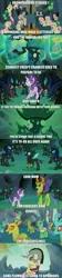 Size: 1920x8633 | Tagged: safe, derpibooru import, edit, edited screencap, screencap, discord, fluttershy, queen chrysalis, starlight glimmer, thorax, changedling, changeling, changeling queen, to where and back again, changeling guard, discoshy, episode meme compilation, female, fn-2199, image macro, king thorax, male, meme, minecraft, shipping, spoilers for another series, star wars, star wars: the force awakens, straight, super mario bros., tr-8r