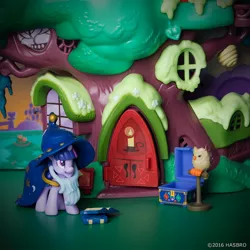 Size: 1080x1080 | Tagged: safe, derpibooru import, owlowiscious, twilight sparkle, blind bag, irl, official, photo, playset, toy