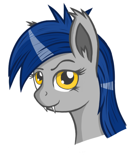 Size: 1618x1854 | Tagged: safe, artist:negasun, derpibooru import, oc, unofficial characters only, bat pony, pony, bust, portrait, simple background, solo, transparent background