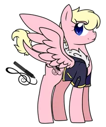Size: 1145x1364 | Tagged: safe, artist:cloureed, derpibooru import, oc, unofficial characters only, pegasus, pony, clothes, jacket, large wings, long tail, ponysona, short mane, simple background, solo, transparent background