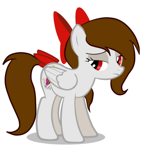 Size: 4500x4650 | Tagged: safe, artist:rsa.fim, derpibooru import, oc, oc:whisper hope, unofficial characters only, pegasus, pony, absurd resolution, bow, mexican, ribbon, sad, simple background, solo, tail bow, transparent background, unitárium