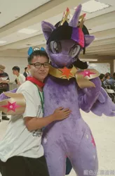 Size: 480x731 | Tagged: alicorn, artist:robi, clothes, cosplay, costume, derpibooru import, fursuit, human, irl, irl human, photo, safe, taiwan, taiwan ponycon, twilight sparkle, twilight sparkle (alicorn)