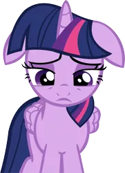 Size: 9521x13116 | Tagged: safe, artist:cyanlightning, derpibooru import, twilight sparkle, twilight sparkle (alicorn), alicorn, pony, amending fences, .svg available, absurd resolution, female, floppy ears, folded wings, mare, sad, simple background, solo, transparent background, vector