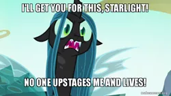 Size: 800x450 | Tagged: batman the animated series, changeling, changeling queen, derpibooru import, edit, edited screencap, female, former queen chrysalis, image macro, meme, queen chrysalis, safe, screencap, solo, to where and back again