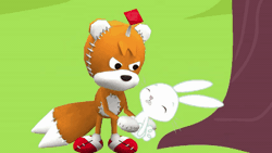 Size: 400x225 | Tagged: abuse, angel bunny, angelbuse, animal, animal abuse, animated, artist:toucanldm, crossover, derpibooru import, edgy, gif, male, rabbit, semi-grimdark, sonic meets my little pony, sonic the hedgehog (series), tails doll, youtube link