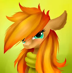 Size: 1245x1263 | Tagged: artist:twistedmindbrony, bust, clothes, derpibooru import, oc, oc:maple leaf, portrait, safe, scarf, solo, unofficial characters only