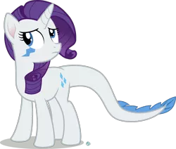 Size: 2000x1694 | Tagged: safe, artist:arifproject, derpibooru import, rarity, monster pony, original species, tatzlpony, simple background, solo, species swap, tatzlarity, transparent background, vector