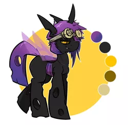 Size: 1478x1448 | Tagged: artist:bbsartboutique, changeling, changeling oc, clean, derpibooru import, oc, oc:elytrius, purple changeling, safe, solo, unofficial characters only