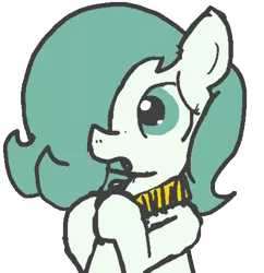 Size: 450x465 | Tagged: safe, artist:ficficponyfic, color edit, derpibooru import, edit, oc, oc:emerald jewel, unofficial characters only, earth pony, pony, colt quest, color, colored, colt, cute, femboy, foal, hair over one eye, male, pirate, simple background, solo, transparent background, trap, worried