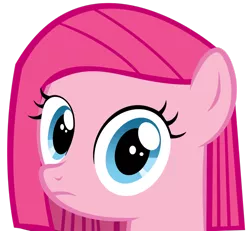 Size: 900x831 | Tagged: artist needed, cute, cuteamena, derpibooru import, female, filly, frown, looking at you, pinkamena diane pie, pinkie pie, safe, simple background, solo, stare, sweetie belle's stare, transparent background, vector, younger