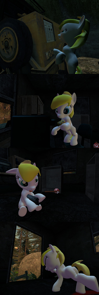 Size: 1400x4184 | Tagged: 3d, artist:soad24k, cyoa, cyoa:filly adventure, derpibooru import, female, filly, gmod, oc, oc:chipper leaf, safe, solo, unofficial characters only, weapon