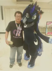 Size: 480x651 | Tagged: artist:kolshica, derpibooru import, fursuit, human, irl, irl human, photo, princess luna, safe, taiwan ponycon