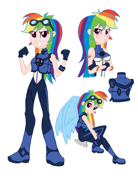 Size: 2368x3043 | Tagged: safe, artist:edcom02, artist:jmkplover, derpibooru import, rainbow dash, equestria girls, adorkable, altruism, amazon beauty, animal kindness, anti-mutophobe, anti-nihilist, anti-racist, anti-xenophobe, archaeologist, archer, axefighter, bandage, benevolence, boomerang-fighter, botanist, bravery, child nurturer, clothes, clubfighter, compassion, conservationist, costume, counter-terrorist, courage, crossover, cute, dancer, deadpan snarker, dork, egalitarian, electrokinetic, escrimador, explorer, fantastic four, fantastic four: world's greatest heroes, feminism, flyer, football player, genius bruiser, genki girl, goggles, guitarist, hammer-fighter, historian, hope, hope bringer, human coloration, image, integrity, jujutsuka, karateka, kickboxer, kindness, knife-fighter, kobudoka, kung fu fighter, lightning bruiser, loyalty, mardani khel fighter, marksman, martial artist, marvel, messianic archetype, military tactician, motorcyclist, mycologist, mysto-ergokinetic, ninja, nunchakuka, optimism, palaeontologist, pilot, png, polearm-fighter, pure of heart, rainbow dash is best facemaker, rainbow dash is best human, sassy, sickle-fighter, simple background, singer, spearfighter, speedster, submission grappler, super-agility, super-durability, super-reflexes, super-speed, super-stamina, super-strength, superhero, swordfighter, tomboy.with a girly streak, transparent background, valour, wings, wrestler, zoologist