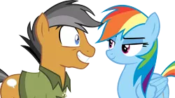 Size: 14894x8346 | Tagged: safe, artist:cyanlightning, derpibooru import, quibble pants, rainbow dash, stranger than fan fiction, absurd resolution, clothes, male, quibbledash, rainbow dash seduces quibble pants, shipping, simple background, straight, .svg available, transparent background, vector