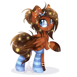 Size: 1024x1024 | Tagged: safe, artist:silent-shadow-wolf, derpibooru import, oc, unofficial characters only, pegasus, pony, clothes, cute, glasses, ponysona, simple background, socks, solo, stockings, striped socks, transparent background