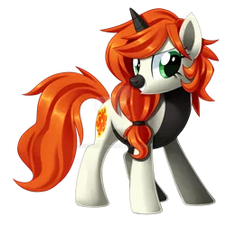 Size: 1024x1024 | Tagged: safe, artist:centchi, derpibooru import, oc, oc:marigold, unofficial characters only, pony, unicorn, simple background, solo, transparent background, watermark