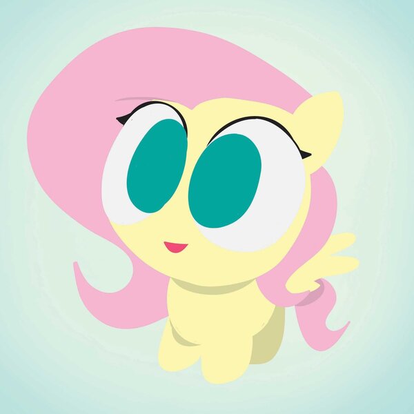 Size: 1024x1024 | Tagged: artist:kimberlycolors, cute, derpibooru import, fluttershy, safe, shyabetes, solo