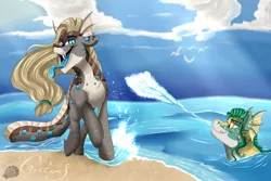Size: 1024x682 | Tagged: safe, artist:crecious, derpibooru import, oc, unofficial characters only, pony, aquatic, ocean