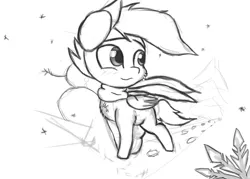 Size: 2100x1500 | Tagged: artist:purpleblackkiwi, blushing, chest fluff, clothes, cute, cutealoo, derpibooru import, filly, grayscale, monochrome, safe, scarf, scootaloo, snow, snowfall, snowflake, snowman, solo, winter