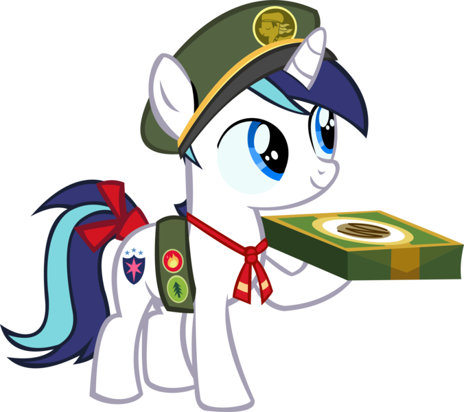 Size: 11851x10513 | Tagged: 28 pranks later, absurd resolution, artist:cyanlightning, colt, cute, cyan's filly guides, derpibooru import, filly guides, ribbon, safe, shining adorable, shining armor, simple background, solo, .svg available, transparent background, vector