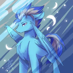 Size: 1600x1600 | Tagged: safe, artist:myralilth, derpibooru import, oc, oc:skyrider, unofficial characters only, pegasus, pony, chest fluff, solo