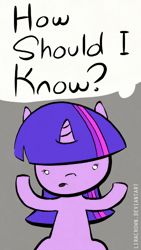 Size: 426x756 | Tagged: animated, artist:liracrown, confused, convention, derpibooru import, gif, gray background, safe, simple background, solo, twilight sparkle