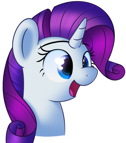 Size: 1100x1250 | Tagged: artist:sykobelle, derpibooru import, open mouth, rarity, safe, simple background, solo, transparent background