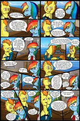 Size: 1280x1944 | Tagged: artist:stuflox, clothes, comic, comic:the count of monte rainbow, derpibooru import, pierre morel, rainbow dantes, rainbow dash, safe, ship, spitfire, the count of monte cristo, the count of monte rainbow