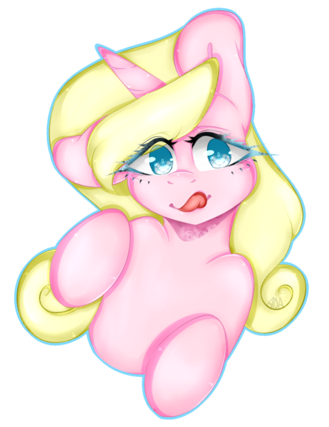 Size: 1024x1330 | Tagged: safe, artist:alliedrawsart, derpibooru import, oc, oc:akane, unofficial characters only, pony, unicorn, simple background, solo, tongue out, transparent background