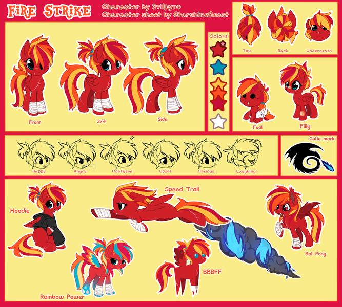 Safe Artist Vilpyro Derpibooru Import Oc Oc Fire Strike Unofficial Characters