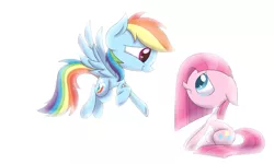 Size: 3657x2194 | Tagged: artist:supercoco142, crying, derpibooru import, pinkamena diane pie, pinkie pie, rainbow dash, sad, safe