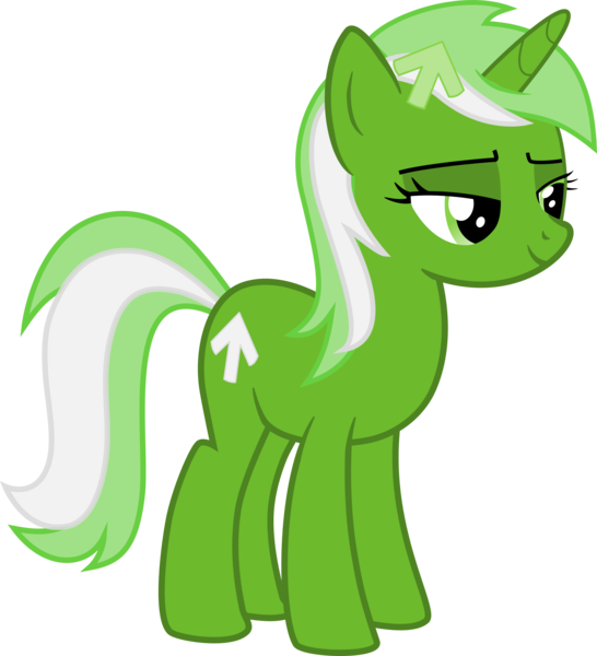 Size: 1800x1978 | Tagged: safe, artist:arifproject, derpibooru import, oc, oc:upvote, ponified, unofficial characters only, pony, unicorn, derpibooru, derpibooru ponified, lidded eyes, meta, simple background, smiling, solo, transparent background, vector