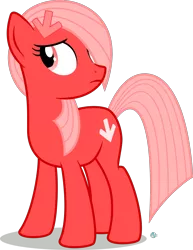 Size: 1495x1937 | Tagged: safe, artist:arifproject, derpibooru import, oc, oc:downvote, ponified, unofficial characters only, pony, derpibooru, derpibooru ponified, looking back, meta, simple background, solo, transparent background, vector