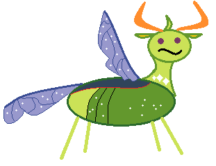 Size: 311x240 | Tagged: 1000 hours in ms paint, artist:watermelon changeling, changedling, changeling, derpibooru import, king thorax, masterpiece, ms paint, :s, safe, simple background, solo, spread wings, stick figure, thorax, to where and back again, wavy mouth, white background