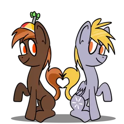 Size: 2000x2000 | Tagged: artist needed, button mash, cracklemash, crackle pop, derpibooru import, gay, male, safe, shipping, source needed, the cart before the ponies