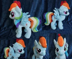 Size: 1000x812 | Tagged: artist:noxxplush, derpibooru import, irl, photo, plushie, rainbow dash, safe, solo