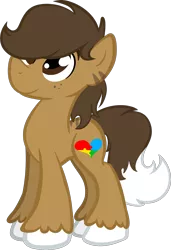 Size: 2117x3094 | Tagged: safe, artist:binkyt11, derpibooru import, oc, oc:binky, ponified, unofficial characters only, earth pony, pony, freckles, ponified oc, simple background, solo, stripes, transparent background, unshorn fetlocks
