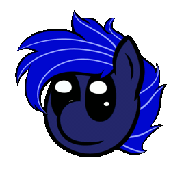 Size: 769x769 | Tagged: animated, artist:thevioletyoshi, blinking, blushing, bust, cute, derpibooru import, eyes closed, gif, oc, oc:neutrino burst, portrait, safe, simple background, solo, transparent background, unofficial characters only, wavy mouth