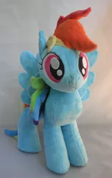 Size: 780x1245 | Tagged: artist:pastelblueunicorn, derpibooru import, irl, photo, plushie, rainbow dash, safe, solo