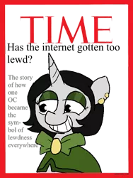 Size: 600x800 | Tagged: artist:ficficponyfic, colt quest, derpibooru import, edit, oc, oc:joyride, solo, suggestive, time, time magazine, unofficial characters only