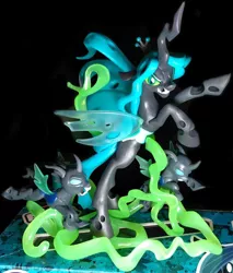 Size: 544x640 | Tagged: changeling, derpibooru import, fan series, figure, guardians of harmony, irl, photo, queen chrysalis, safe, toy